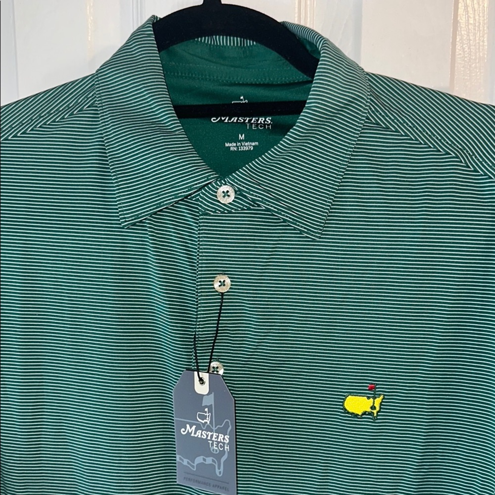 Masters SZ M Classic Green Polo Shirt - Picture 2 of 5